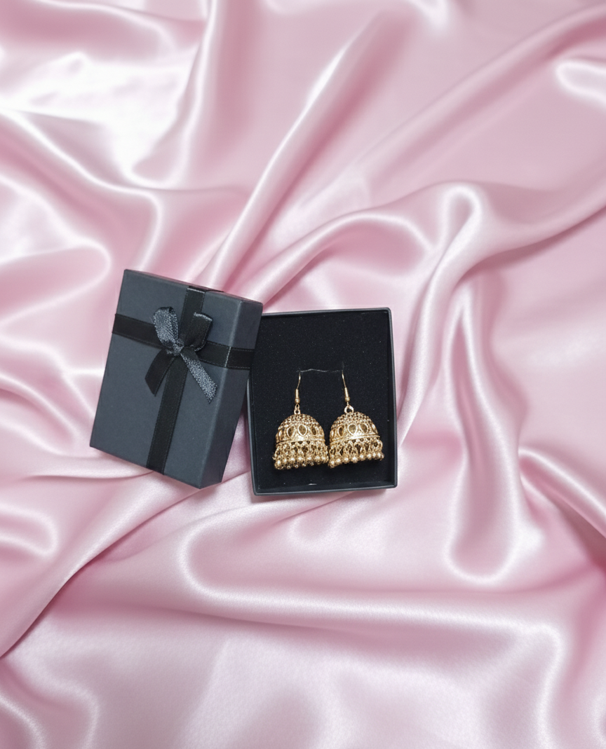 Everyday Golden Jhumkas | For Your Daily Wear