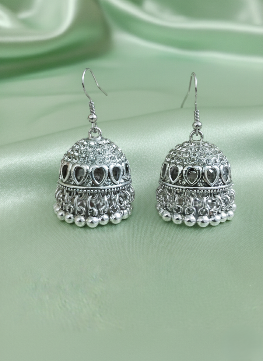Everyday Silver Jhumkas | For Your Daily Wear