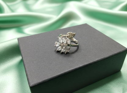 Crystal Bloom Ring | Sparkle with Every Gesture