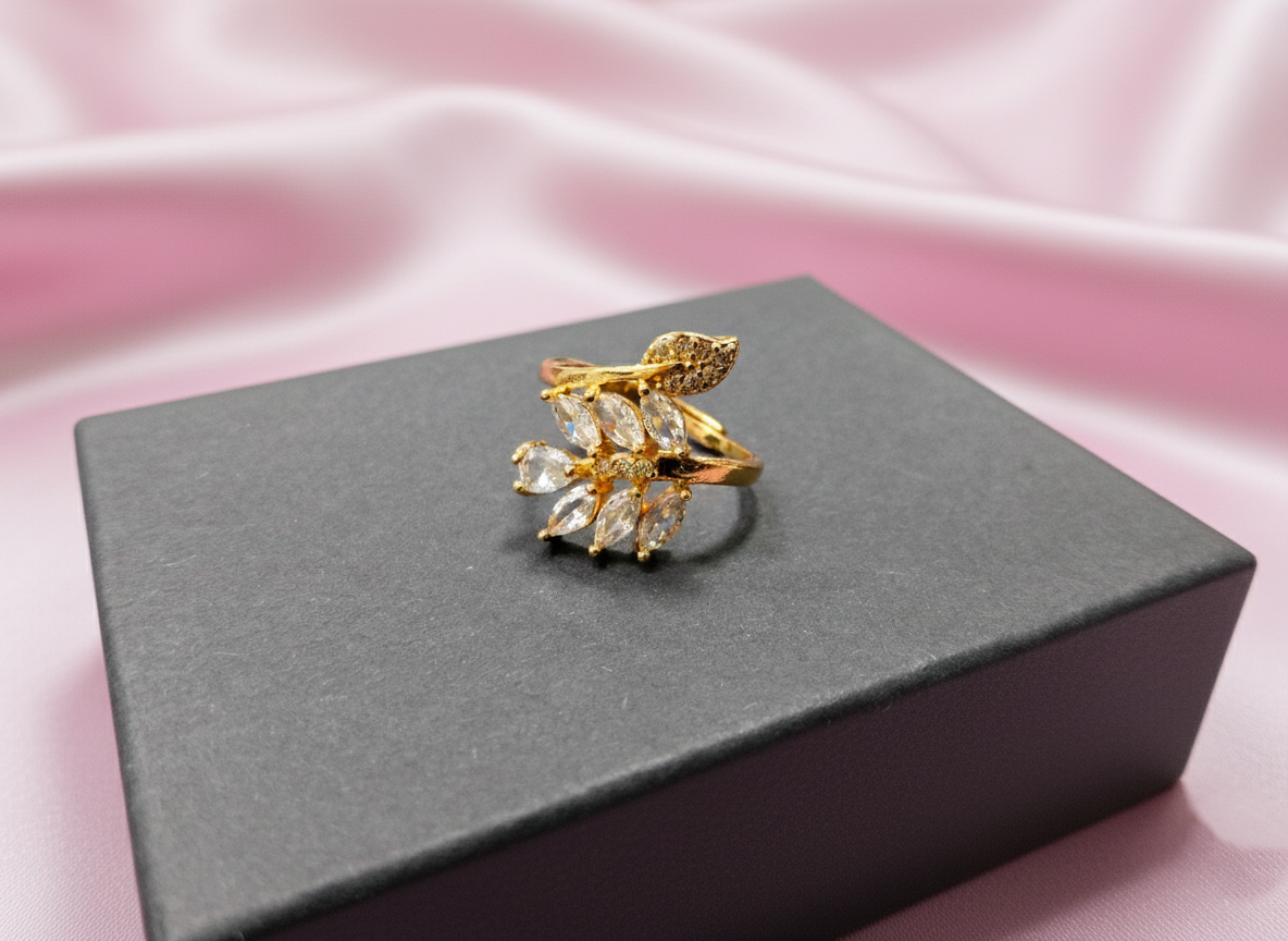 Crystal Bloom Ring | Sparkle with Every Gesture