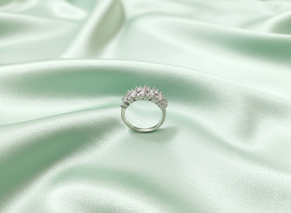 Crystal Lattice Ring | Trendy Radiance