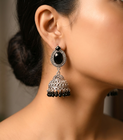 Mehfil Blackstone Jhumkas | Where Culture Meets Class