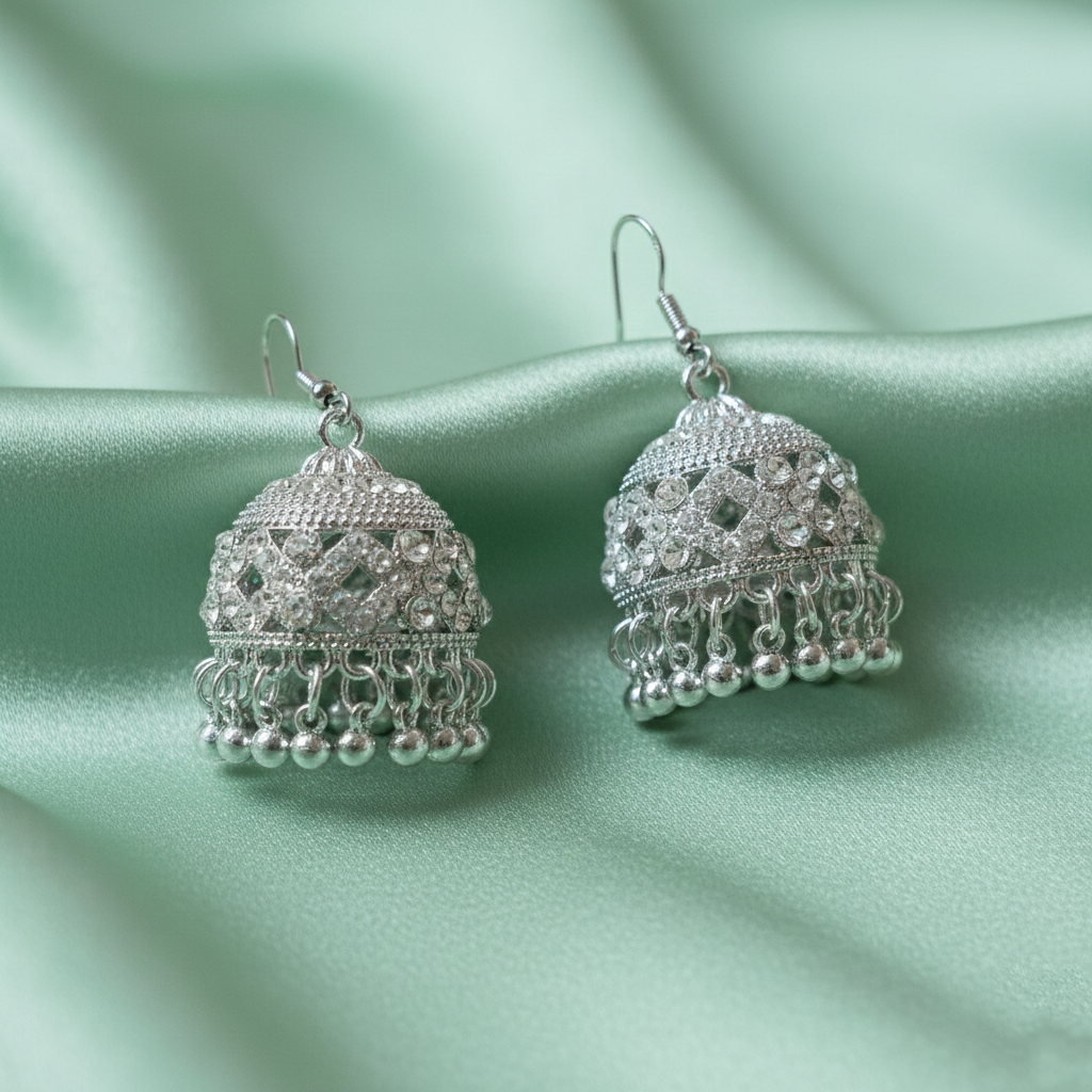 Chandni Ivory Jhumkas| Instantly Elevate Your Look