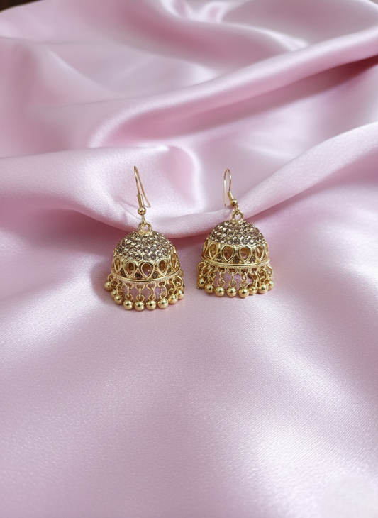 Everyday Golden Jhumkas | For Your Daily Wear