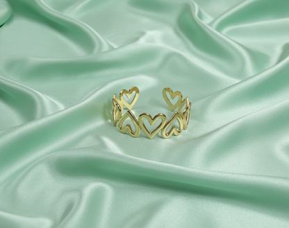 Heart Metal Cuff | Love in Every Link