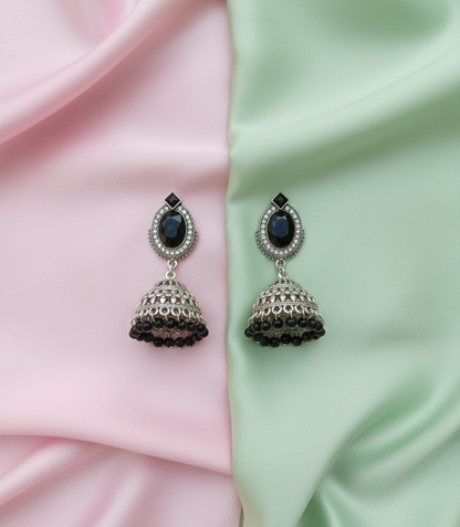 Mehfil Blackstone Jhumkas | Where Culture Meets Class